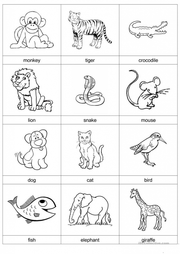 Animal Cards Worksheet - Free Esl Printable Worksheets Madeteachers | Farm Animal Cards Printable