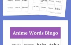 Vocabulary Bingo Cards Printable