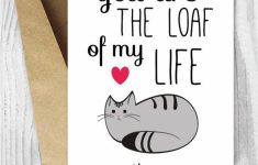 Anniversary Cards Printable Anniversary Card Cat Loaf Funny | Etsy | Funny Printable Anniversary Cards