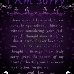 Apology Card Templates | 10+ Free Printable Word & Pdf | Free Printable Apology Cards