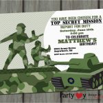 Army Birthday Invitation Cards Printable Fresh Best Party Images On | Army Birthday Cards Printable