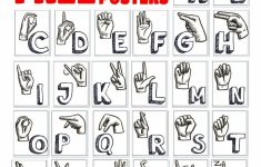 Printable Sign Language Flash Cards