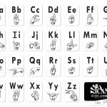 Asl Alphabet Chart   Printer Friendly | Classroom Makeover | Sign | Sign Language Flash Cards Free Printable