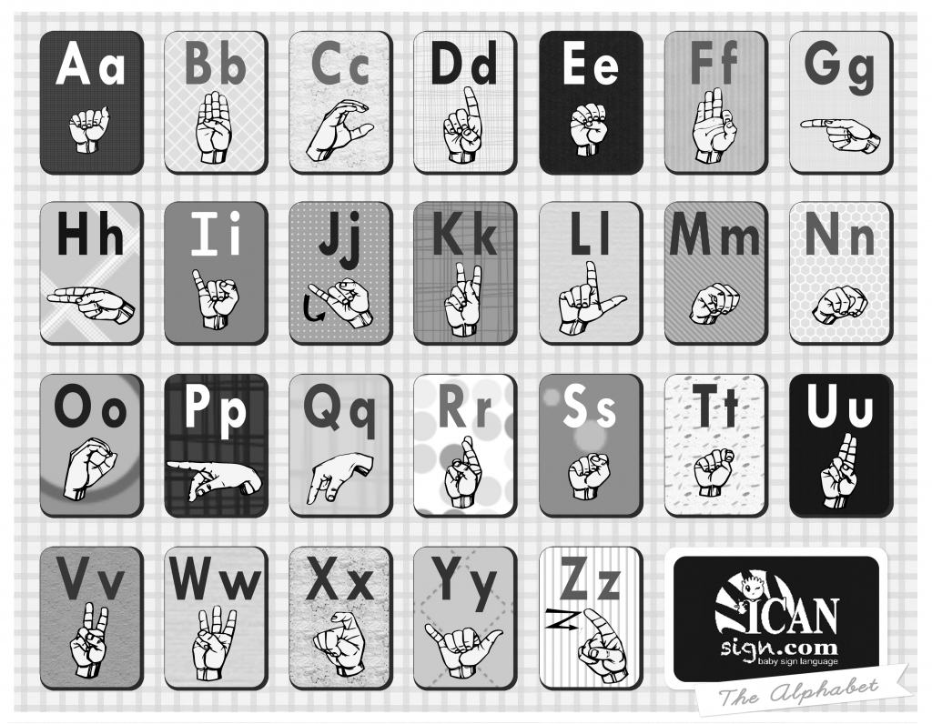 Asl Alphabet Flashcards | Baby Sign Language | Sign Language Alphabet Printable Flash Cards