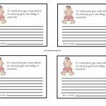 Baby Shower Games Free Printable Worksheets. Free Printable Baby | Free Printable Baby Advice Cards