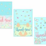Baby Shower Thank You Cards Free Printable ~ Daydream Into Reality | Free Printable Baby Cards