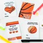 Basketball Valentine Card Free Printable | Free Printable Basketball Cards