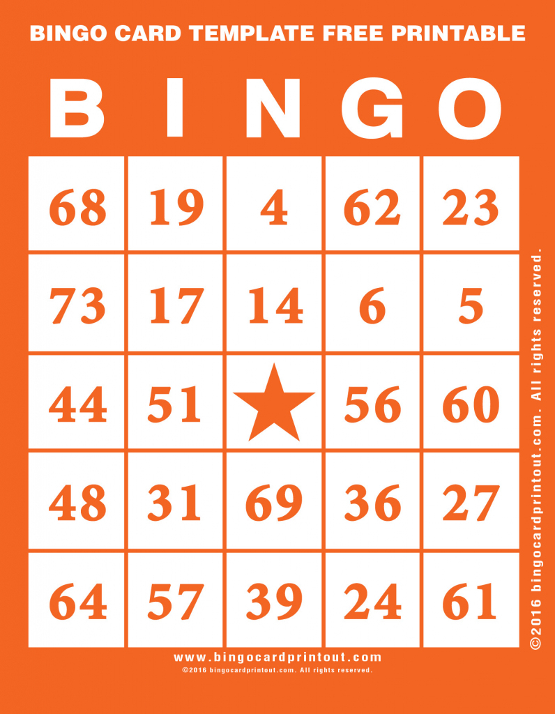 Printable Bingo Cards 4 Per Page - Printable Card Free