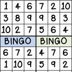 Bingo For Numbers 1 10. Great For Preschool Number Identification | Free Printable Bingo Cards 1 100