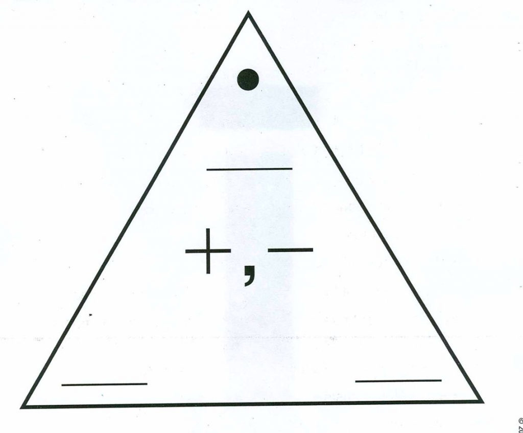 Blank Addition/subtraction Fact Triangle | Computation | Addition | Triangle Flash Cards Addition And Subtraction Printable