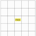 Blank Bingo Card Template | Cranfordchronicles | Free Printable Blank Bingo Cards