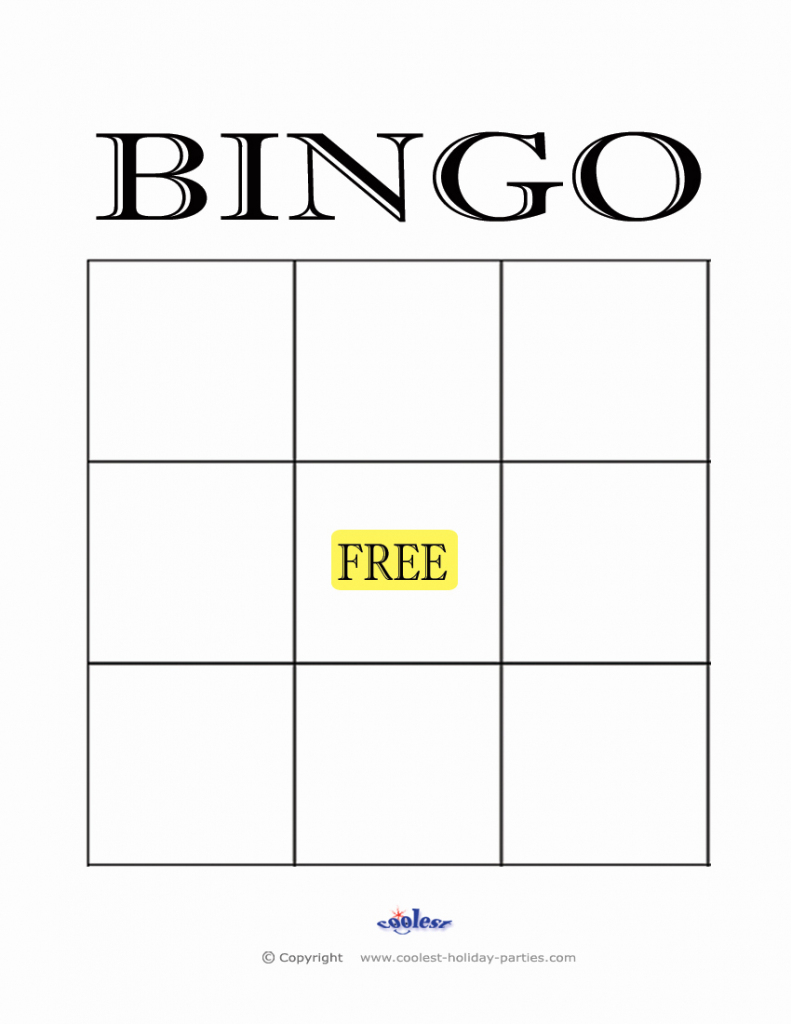 Blank Bingo Card Template | Cranfordchronicles | Printable Blank Bingo Cards