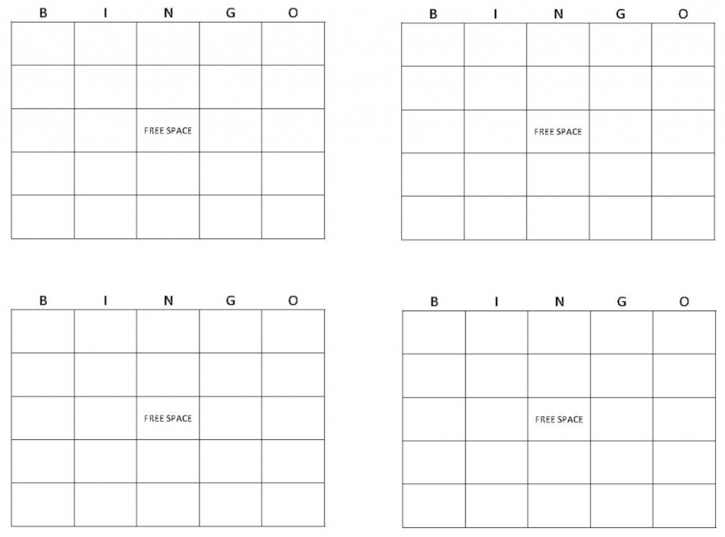 Blank Bingo Cards | Get Blank Bingo Cards Here | Printable Blank Bingo Cards