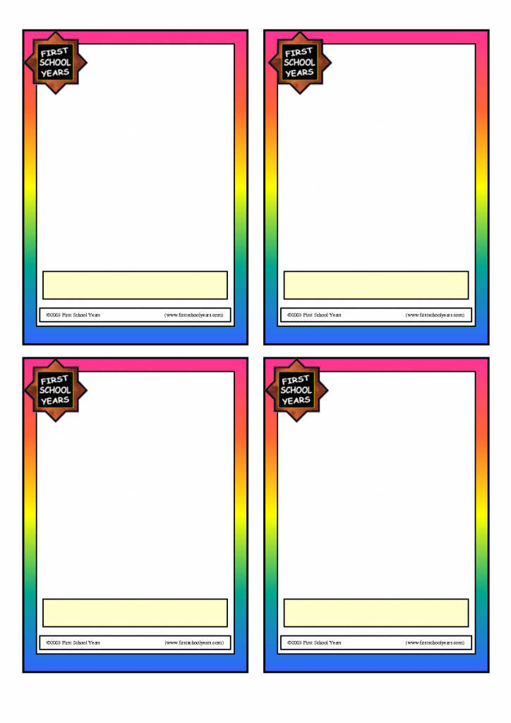 Blank Flash Cards Template - Kleo.bergdorfbib.co | Free Printable Flash Card Maker Online