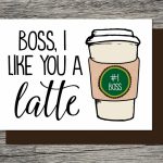 Boss's Day Card Bosses Day Card Printable Card Boss | Etsy | Bosses Day Cards Printable