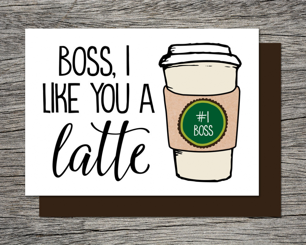 Boss&amp;#039;s Day Card Bosses Day Card Printable Card Boss | Etsy | Bosses Day Cards Printable