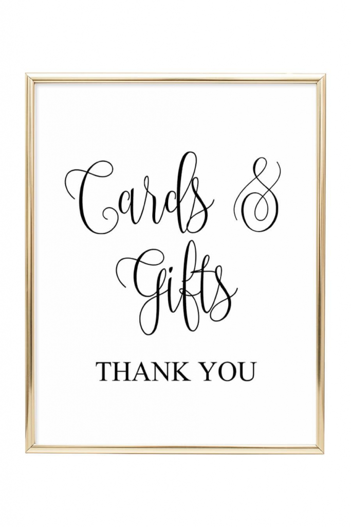 Cards And Gifts Wedding Sign | Diy Wedding | Wedding Signs, Wedding | Cards Sign Free Printable