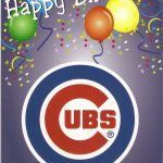 Chicago Cubs Happy Birthday Greeting Card | Birthday | Chicago Cubs | Printable Chicago Cubs Birthday Cards