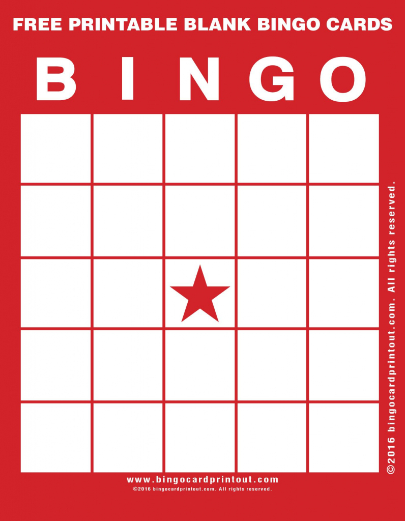Choose From A Large Selection Of Free Printable Blank Bingo Cards | Free Printable Blank Bingo Cards