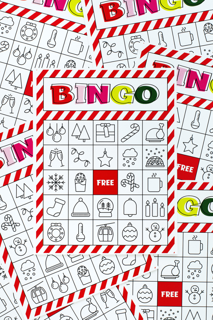Christmas Bingo Printable For Large Groups &amp;amp; Small • A Subtle Revelry | Free Printable Christmas Bingo Cards