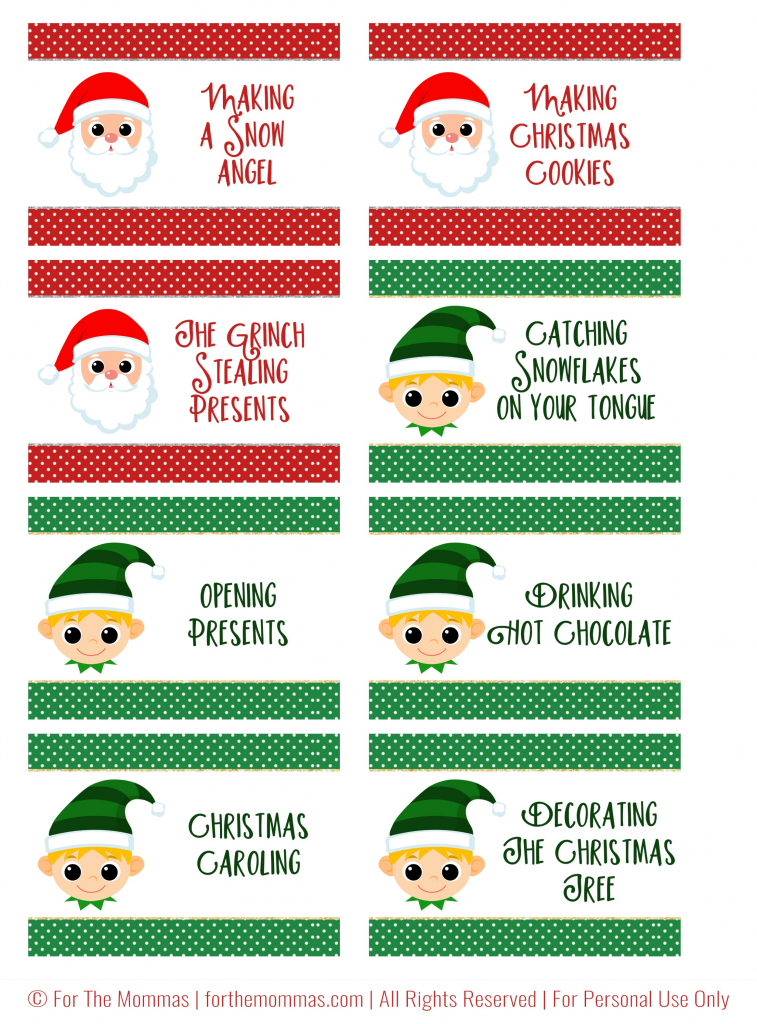 Christmas Charades Free Printable - Start A New Holiday Tradition - Ftm | Free Printable Christmas Charades Cards