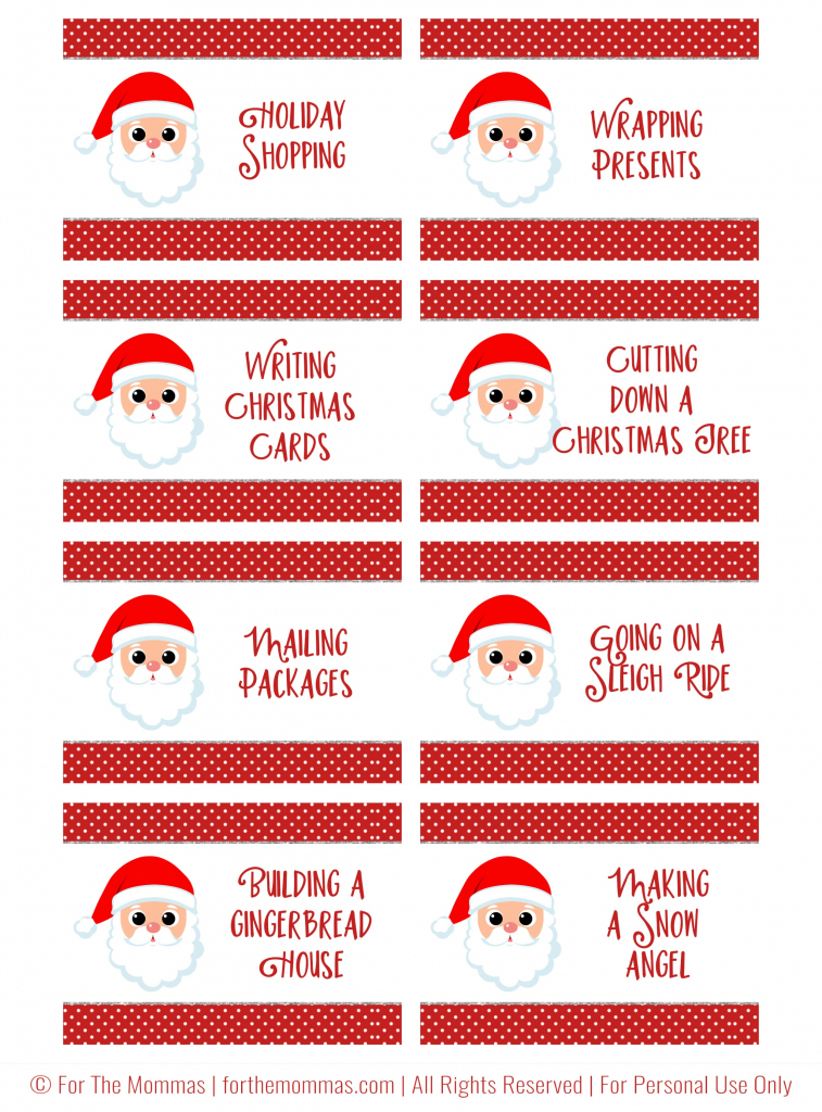 Christmas Charades Free Printable - Start A New Holiday Tradition - Ftm | Free Printable Christmas Charades Cards