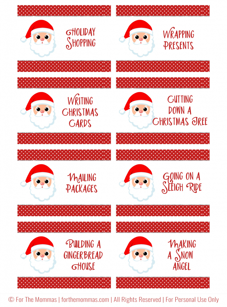 Free Printable Christmas Charades Cards - Printable Card Free