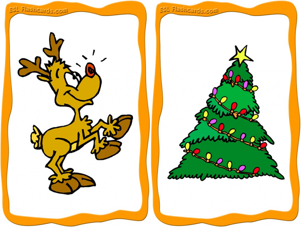 Christmas Flashcards - 23 Free Printable Flashcards | Free Printable Xmas Cards Download