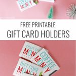 Christmas Gift Card Sleeves   Free Printable! | Printable Gift Card Holder