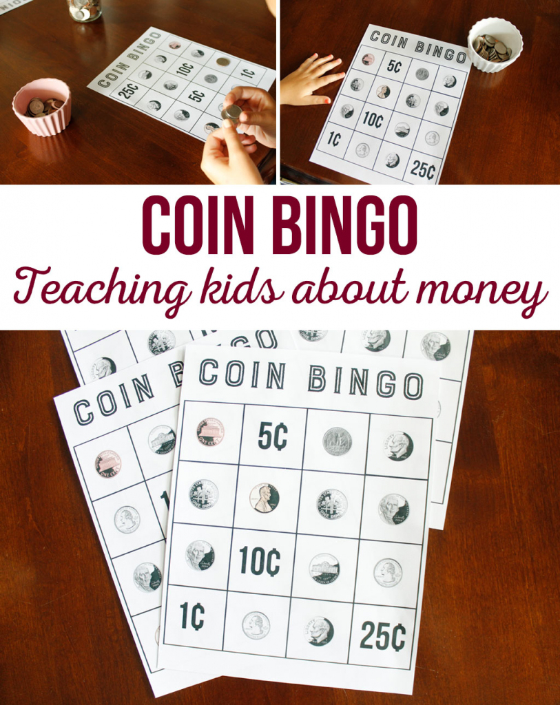 Coin Bingo Free Printable - The Crafting Chicks | Money Bingo Printable Cards