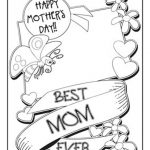 Coloring Page ~ Free Printable Mothers Day Colorings Cards Mothers | Free Printable Mothers Day Coloring Cards
