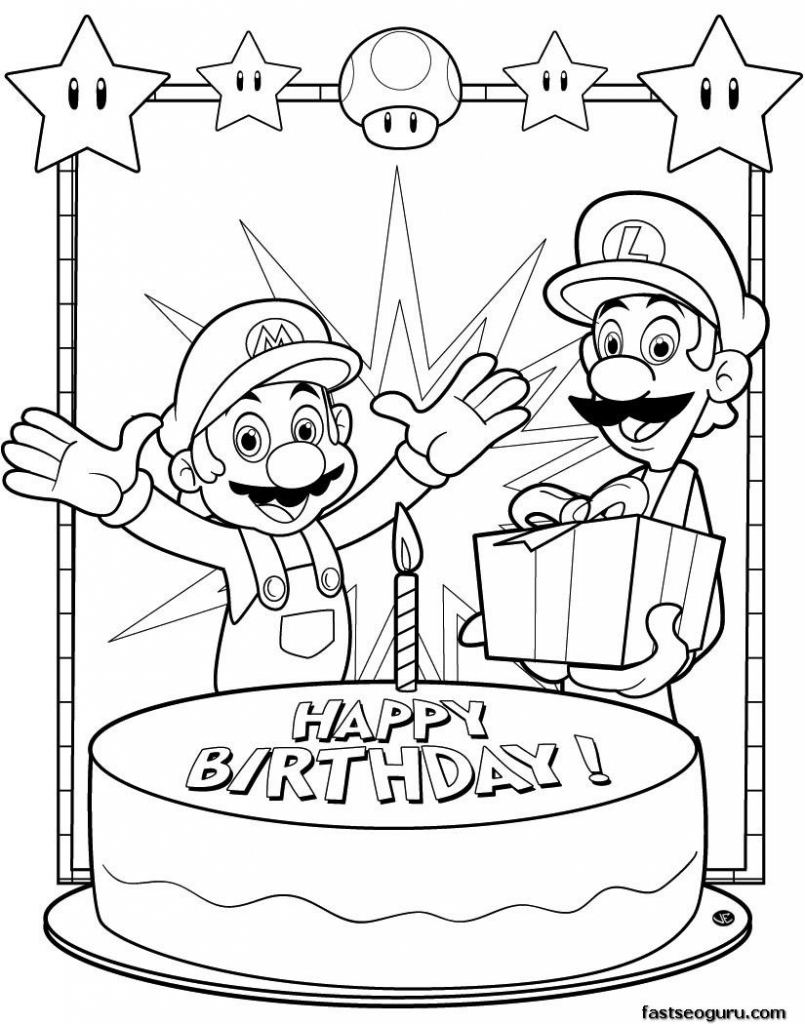 Coloring Pages ~ Awesome Printable Coloring Birthday Cards Photo | Printable Coloring Birthday Cards