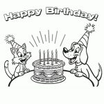Coloring Pages ~ Awesomee Coloring Birthday Cards Photo Inspirations | Printable Coloring Birthday Cards For Mom