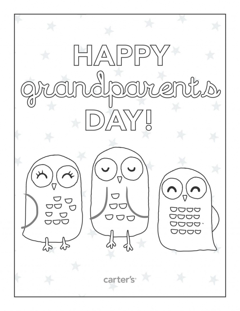 Coloring Pages ~ Grandparents Day Coloring Pages Image Inspirations | Grandparents Day Invitation Cards Printable