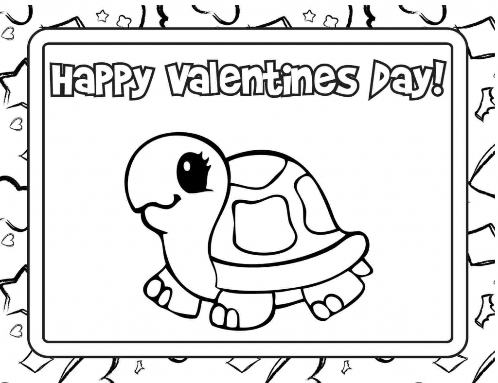 Printable Valentine Cards To Color Printable Card Free