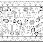 Colouring Mothers Day Card Free Printable Template | Free Printable Mothers Day Coloring Cards