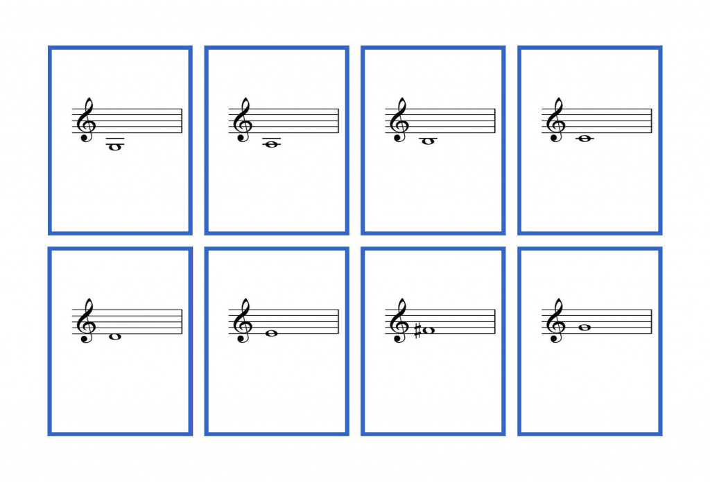 Complete Set Violin Flash Cards – Printable | Denley Music | Piano Music Notes Flash Cards Printable