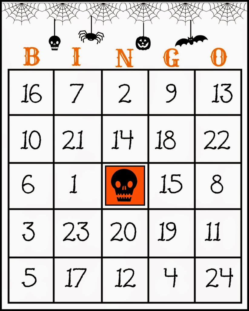 Crafty In Crosby: Free Printable Halloween Bingo Game | 25 Printable Halloween Bingo Cards