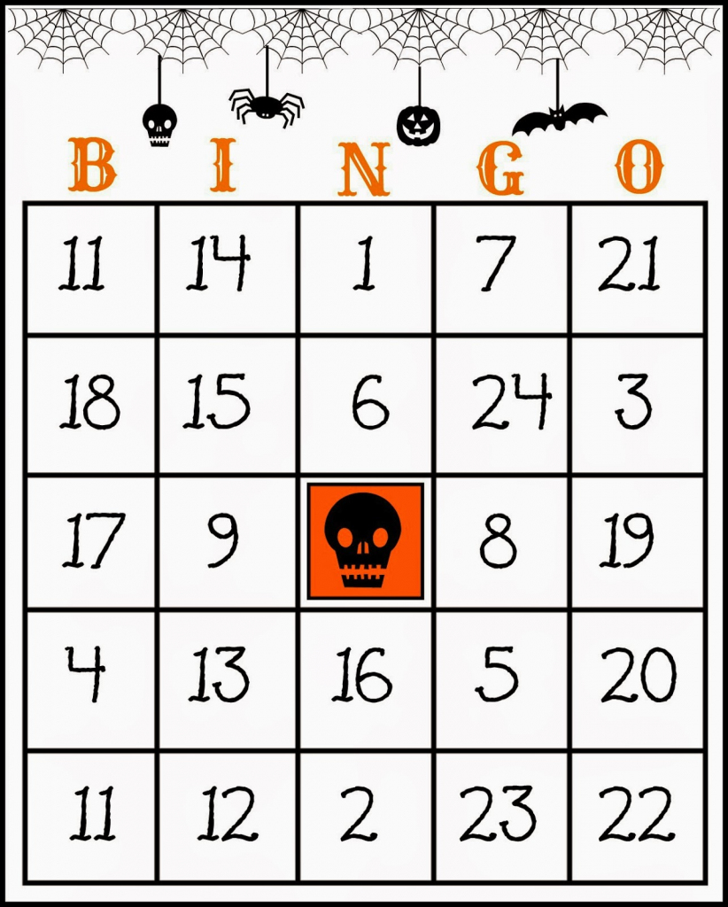 Crafty In Crosby: Free Printable Halloween Bingo Game | 25 Printable Halloween Bingo Cards