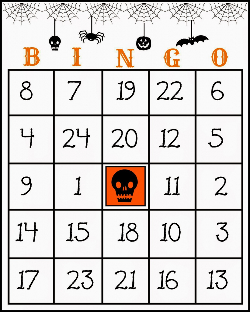 Crafty In Crosby: Free Printable Halloween Bingo Game | Bingo Cards Printables For Numbers