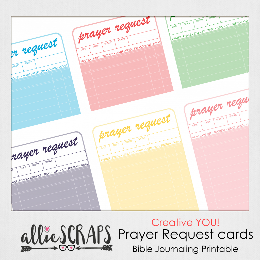 Creative You | Prayer Request Cards Printable | Printable Prayer Request Cards