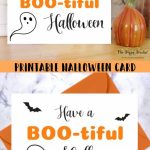 Cute Halloween Card. Have A Boo Tiful Halloween Printable Card | Cute Printable Halloween Cards