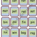 Cvc And Rhyming Words Flashcards   Esl Worksheetcarme Sammut | Free Printable Rhyming Words Flash Cards