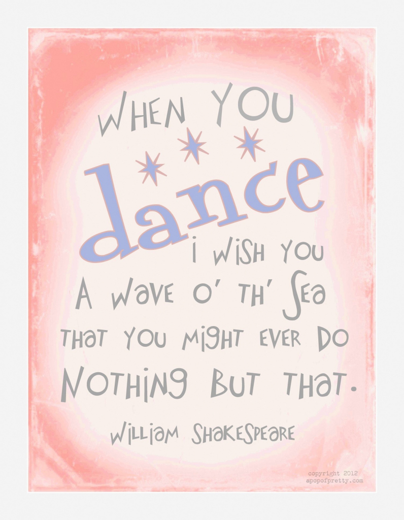 Dance Recital Free Printable: &amp;quot;when You Dance, I Wish You&amp;quot; (From | Free Printable Dance Recital Cards