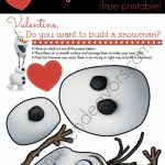 Disney Frozen Free Printable Olaf Valentines | Frozen Valentine Cards Printable