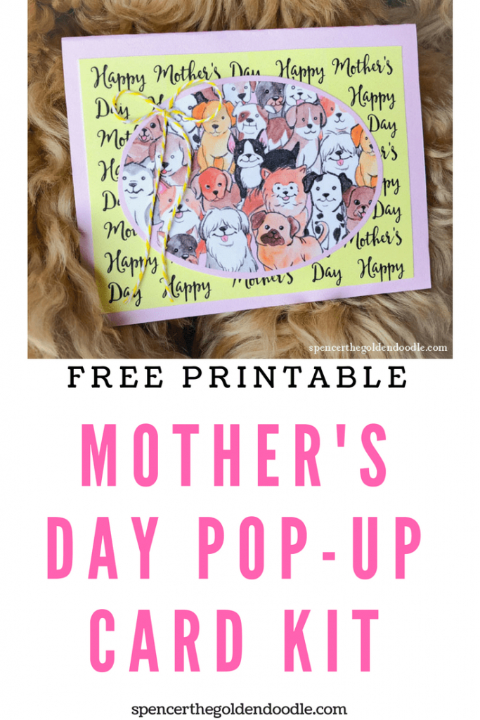 Diy Mother&amp;#039;s Day Card | Dog Cards | Dogs, Goldendoodle, Dog Cards | Free Printable Mothers Day Cards From The Dog