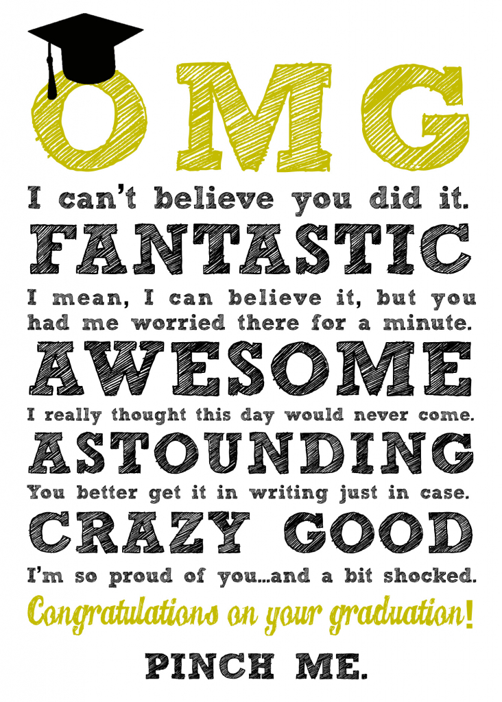 Diy Printable Graduation Cards–&amp;#039;omg&amp;#039; &amp;amp; &amp;#039;be Awesome&amp;#039; | Graduation Cards Free Printable Funny