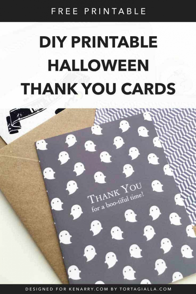 Diy Printable Halloween Cards | Ideas For The Home | Halloween Thank You Cards Printable