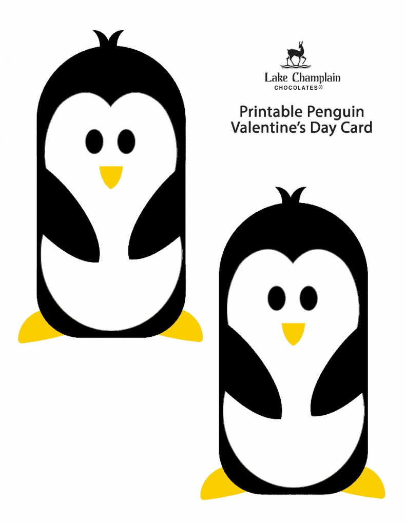 Diy Valentine's For Kids (Easy &amp; Fun Homemade Cards!) | Printable Penguin Valentine Cards
