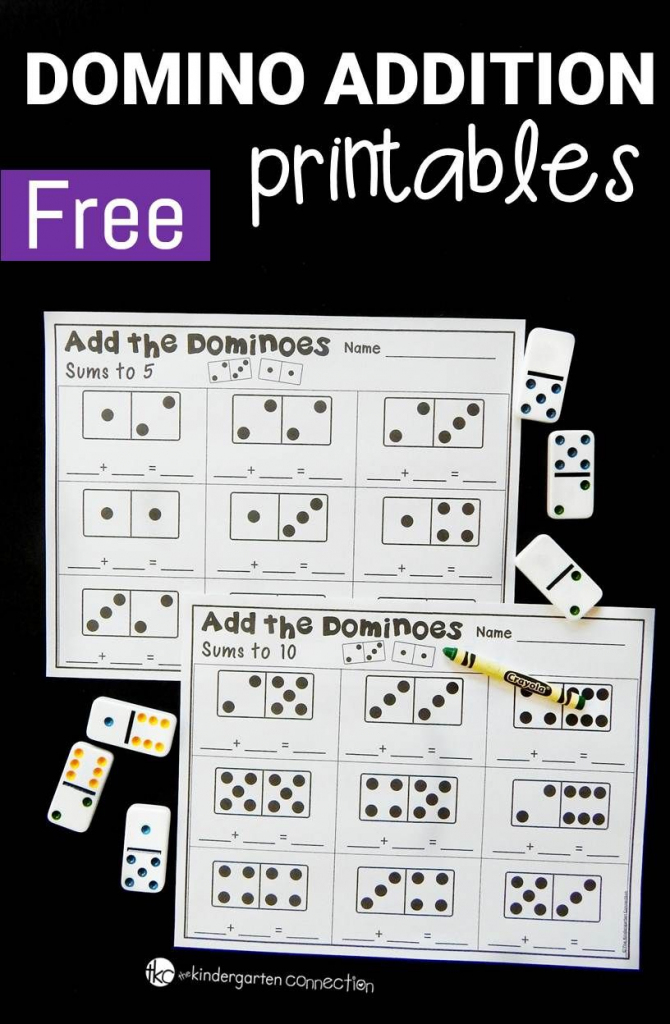 Domino Addition Printables | Classroom | Preschool Math | Printable Domino Cards For Math